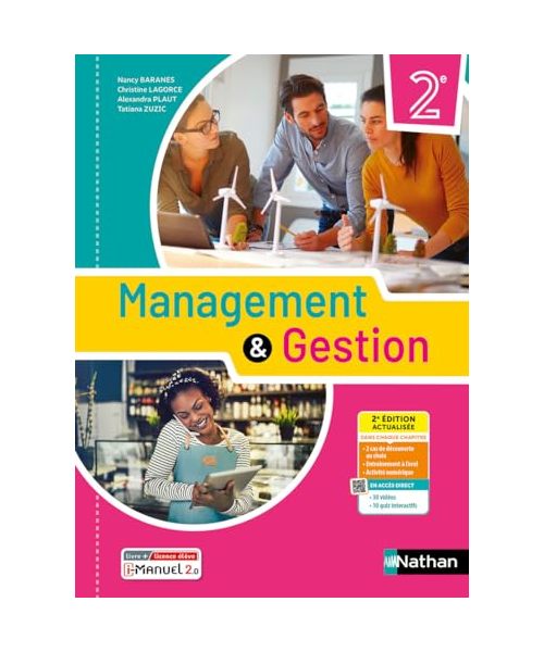 Management & Gestion 2de - 2024 - Pochette - élève - + iManuel