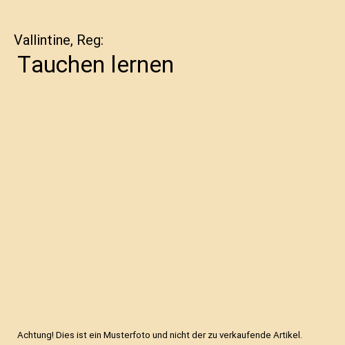 Tauchen lernen