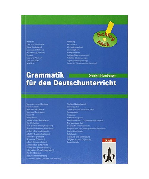 Grammatik für den Deutschunterricht
