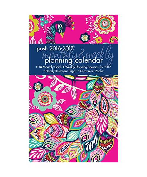 Posh Peacock Passion 2016-2017 Monthly W