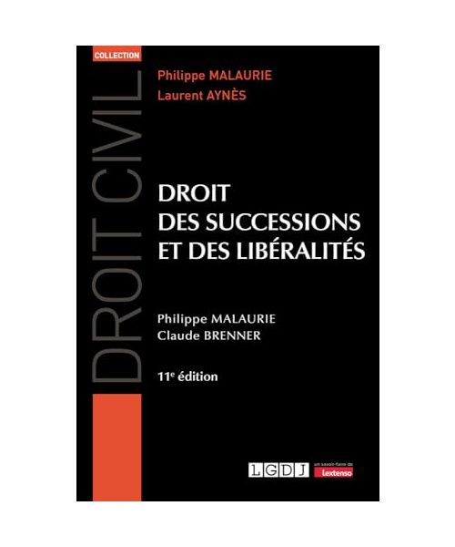 Droit des successions et des libéralités