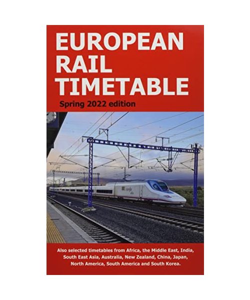 European Rail Timetable Spring 2022