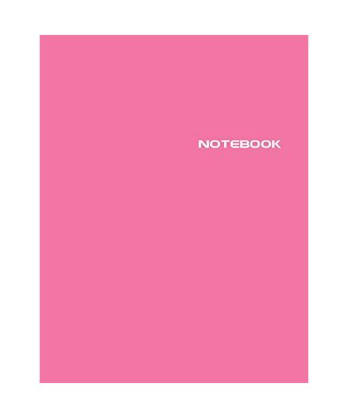 Notebook: Lined Journal - Stylish Candy Pink with Floral Interior Theme - 120 Pages - Large 8.5 x 11 inches - Composition Book P