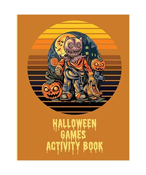 Halloween Games Activity Book For Kids