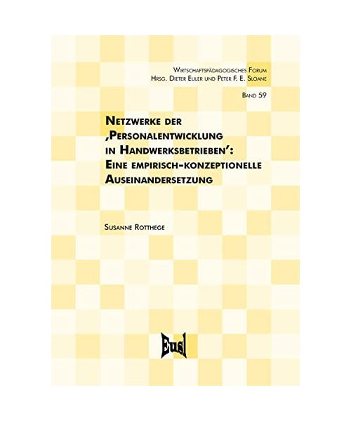 Netzwerke der ,Personalentwicklung in Handwerksbetrieben'