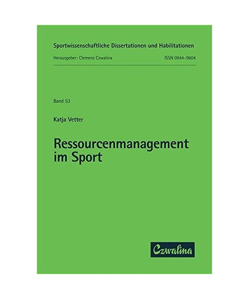 Ressourcenmanagement im Sport