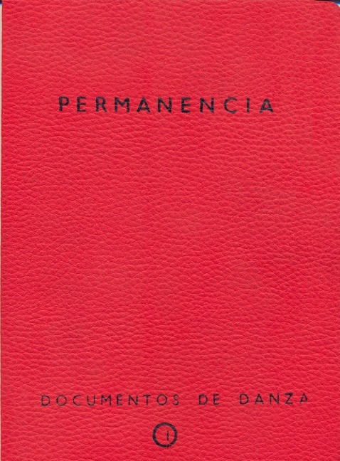 Permanencia. Cuaderno de danza
