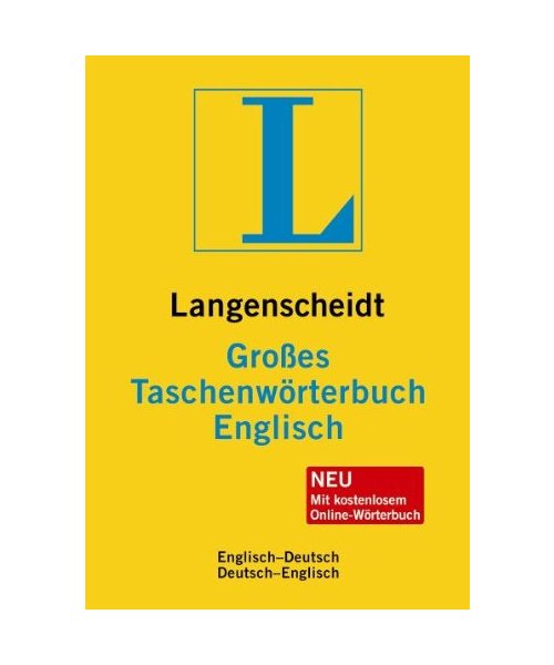 Langenscheidt Großes Taschenwörterbuch Englisch
