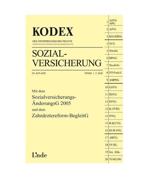 Kodex Sozialversicherung