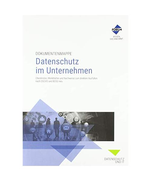 Dokumentenmappe: Datenschutz im Unternehmen