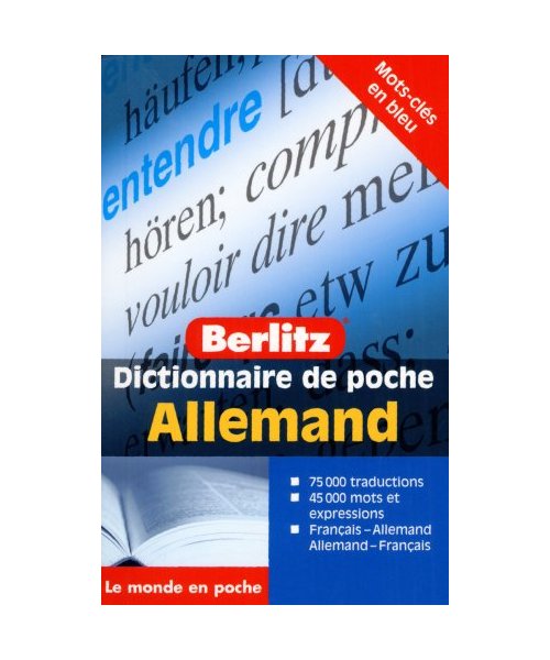 Berlitz Dictionnaire de poche Allemand
