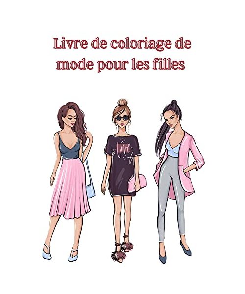 Livre de coloriage de mode pour les filles