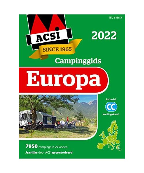 ACSI Campinggids Europa 2022 set: set 2 delen