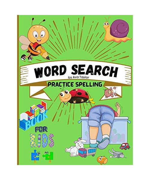 Word search practice spelling book for kids: Word search practice spelling book for kids Ages 5-10: Activity Book for Children, Word Search for Kids,