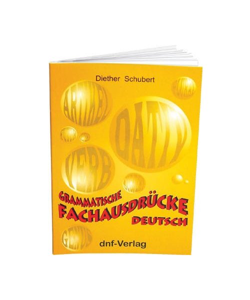 Grammatische Fachausdrücke Deutsch.