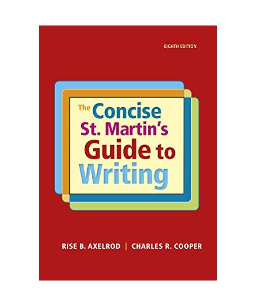 The Concise St. Martin's Guide to Writing