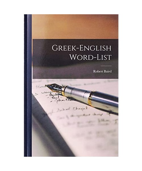 Greek-English Word-list