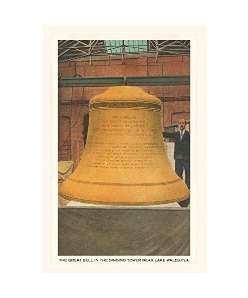 Vintage Journal Great Bell, Singing Tower, Lake Wales, Florida