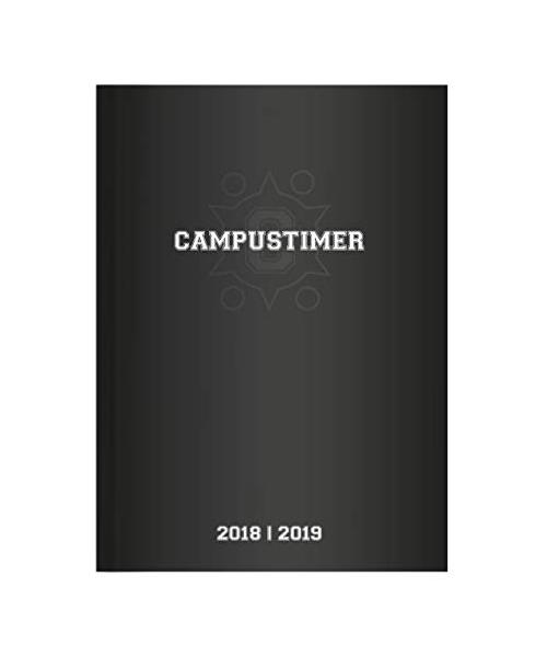 Campustimer Black A5 2018/2019