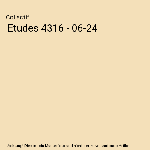 Etudes 4316 - 06-24