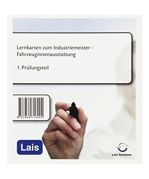 Lernkarten zum Industriemeister Fahrzeuginnenausstattung