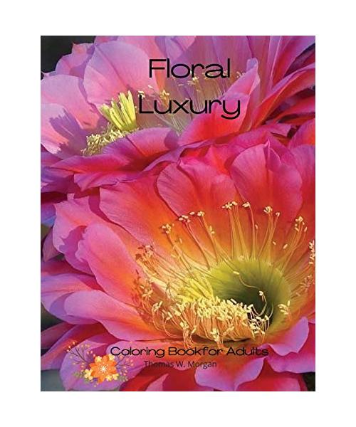 Floral Luxury Coloring Book for Adults: 50 Premium Floral Designs Stress Relieving - Friendly and Relaxing Floral Art - Amazing Flowers Coloring Book