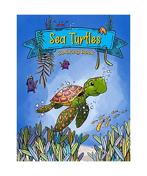 Sea Turtles Coloring Book