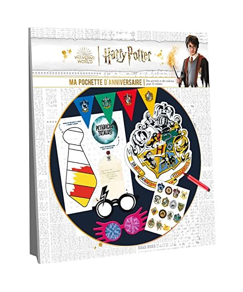 Harry Potter - Ma pochette d'anniversaire - Des activités et des cadeaux