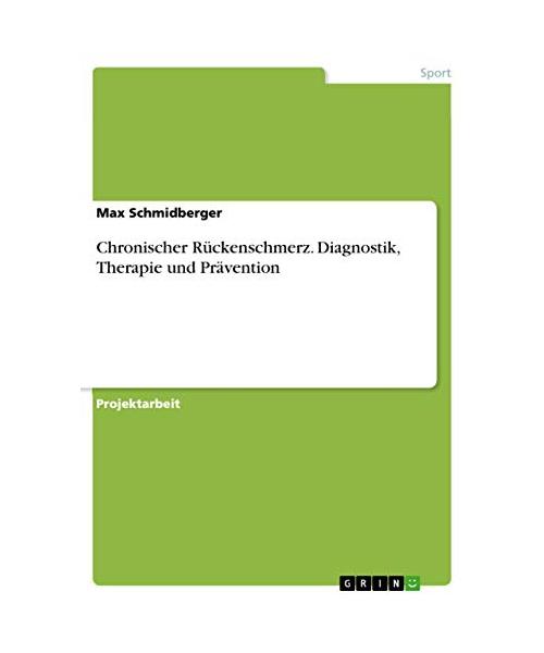 Chronischer Rückenschmerz. Diagnostik, Therapie und Prävention