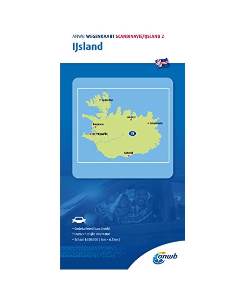 IJsland 2 ANWB wegenkaart