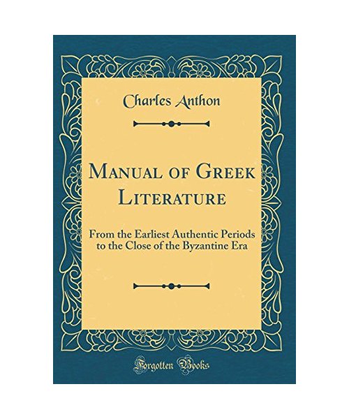 Manual of Greek Literature