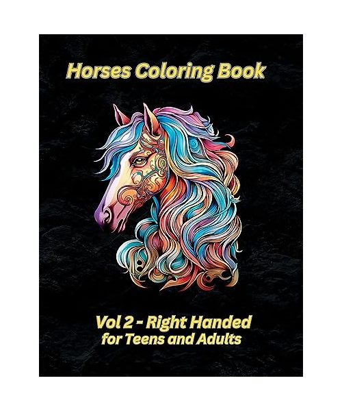 Horses Coloring Book Vol 2