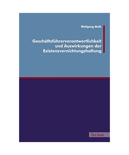 Geschäftsführerverantwortlichkeit und Auswirkungen der Existenzvernichtungshaftung