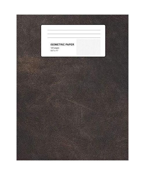 Isometric Paper: Softcover (8,5x11 Inches) with 120 Pages, Isometric Paper Journal