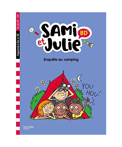 Sami et Julie BD Fin de CP- CE1 - Enquête au camping
