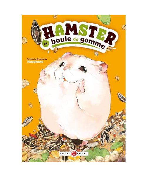 Hamster et boule de gomme