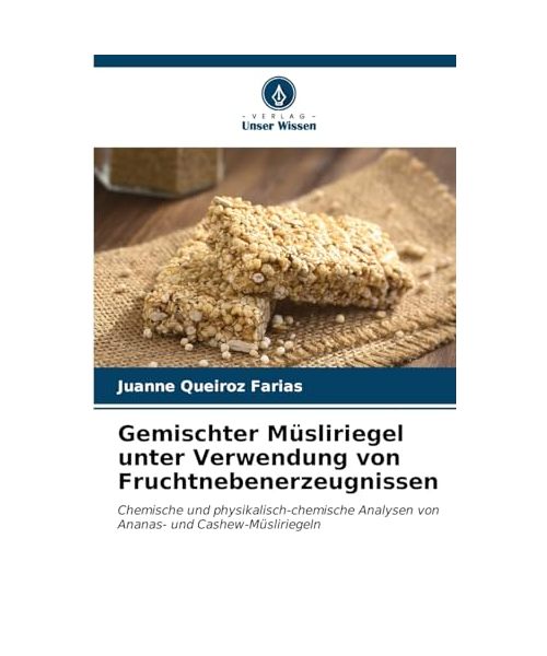 Gemischter Müsliriegel unter Verwendung von Fruchtnebenerzeugnissen