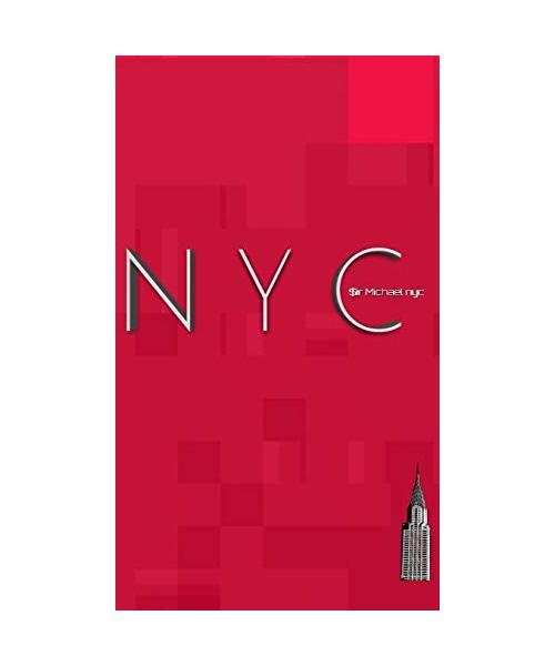 NYC  iconic  Chrysler  building ruby red creative blank journal $ir Michael designer limited   edition
