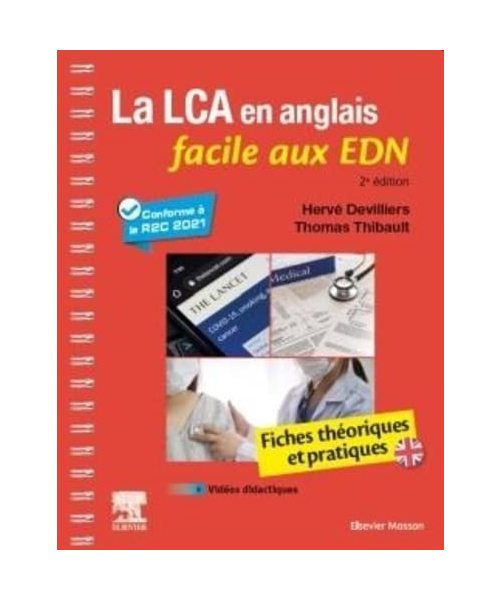 La LCA en anglais facile aux EDN: Fiches théoriques et pratiques