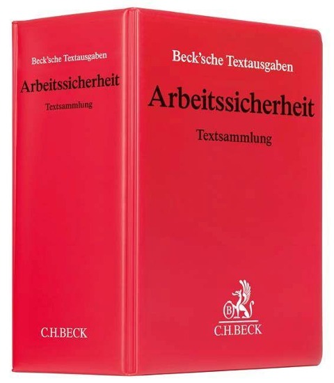Arbeitssicherheit (mit Fortsetzungsnotierung). Inkl. 82. Ergänzungslieferung