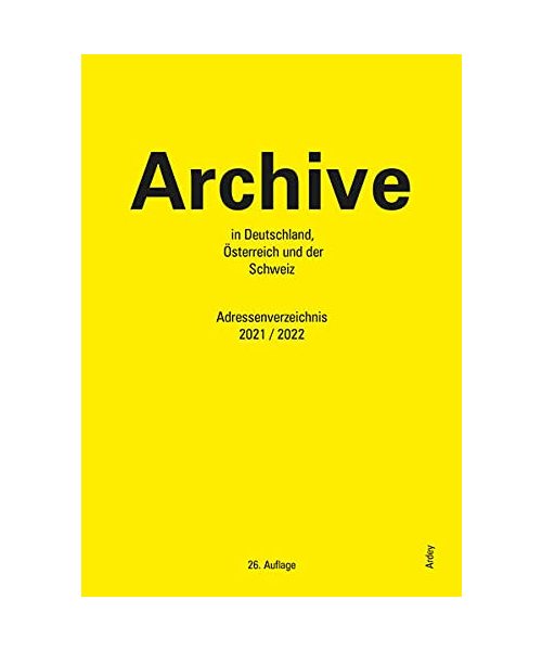 Archive in Deutschland, Österreich und der Schweiz