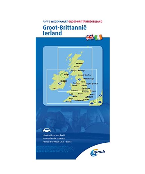 Groot-Brittannië/Ierland 1 ANWB wegenkaart