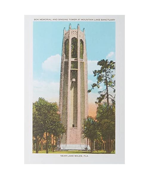 Vintage Journal Bok Memorial, Lake Wales, Florida