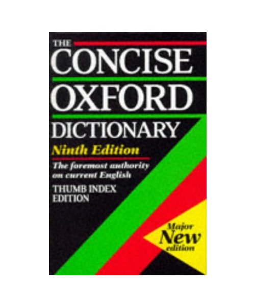 The Concise Oxford Dictionary