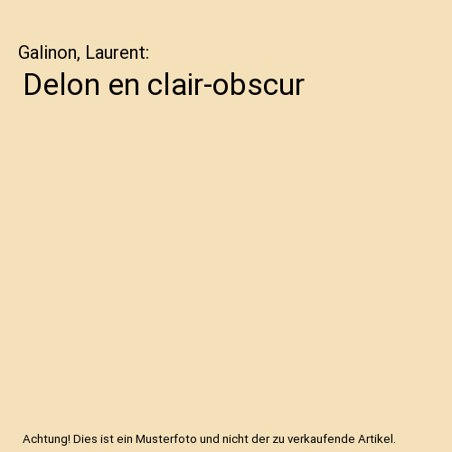 Delon en clair-obscur