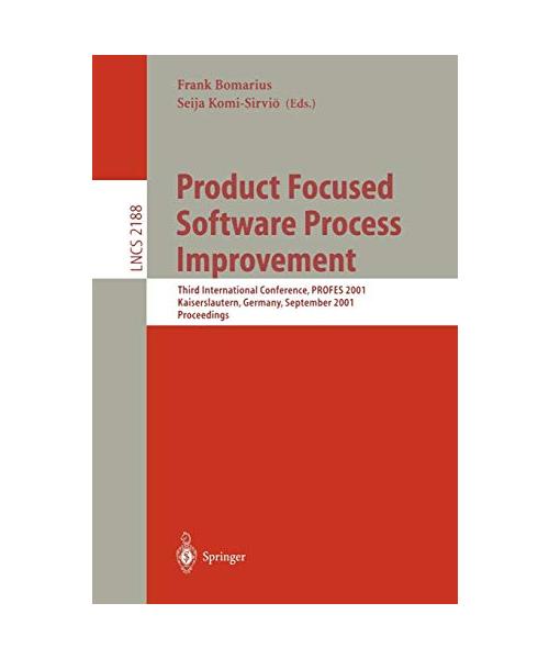Product Focused Software Process Improvement