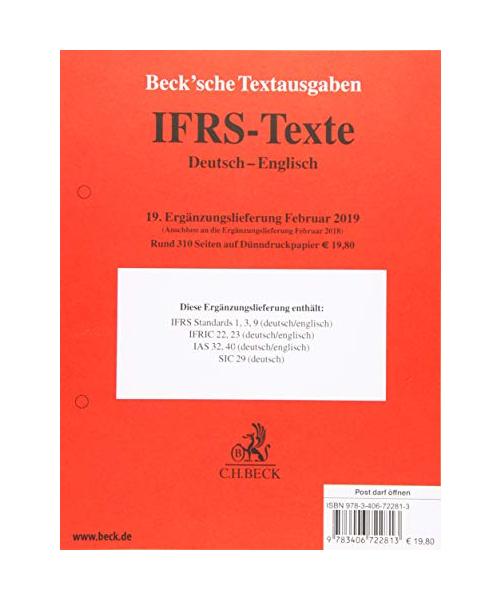 IFRS-Texte  19. Ergänzungslieferung