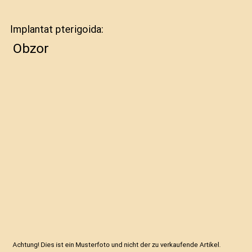 Implantat pterigoida