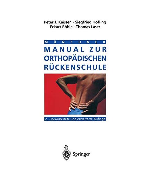 Münchner Manual zur orthopädischen Rückenschule