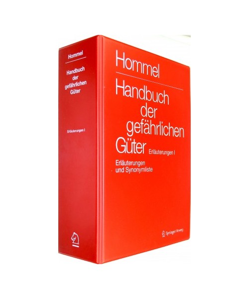 Handbuch der gefährlichen Güter. Erläuterungen I